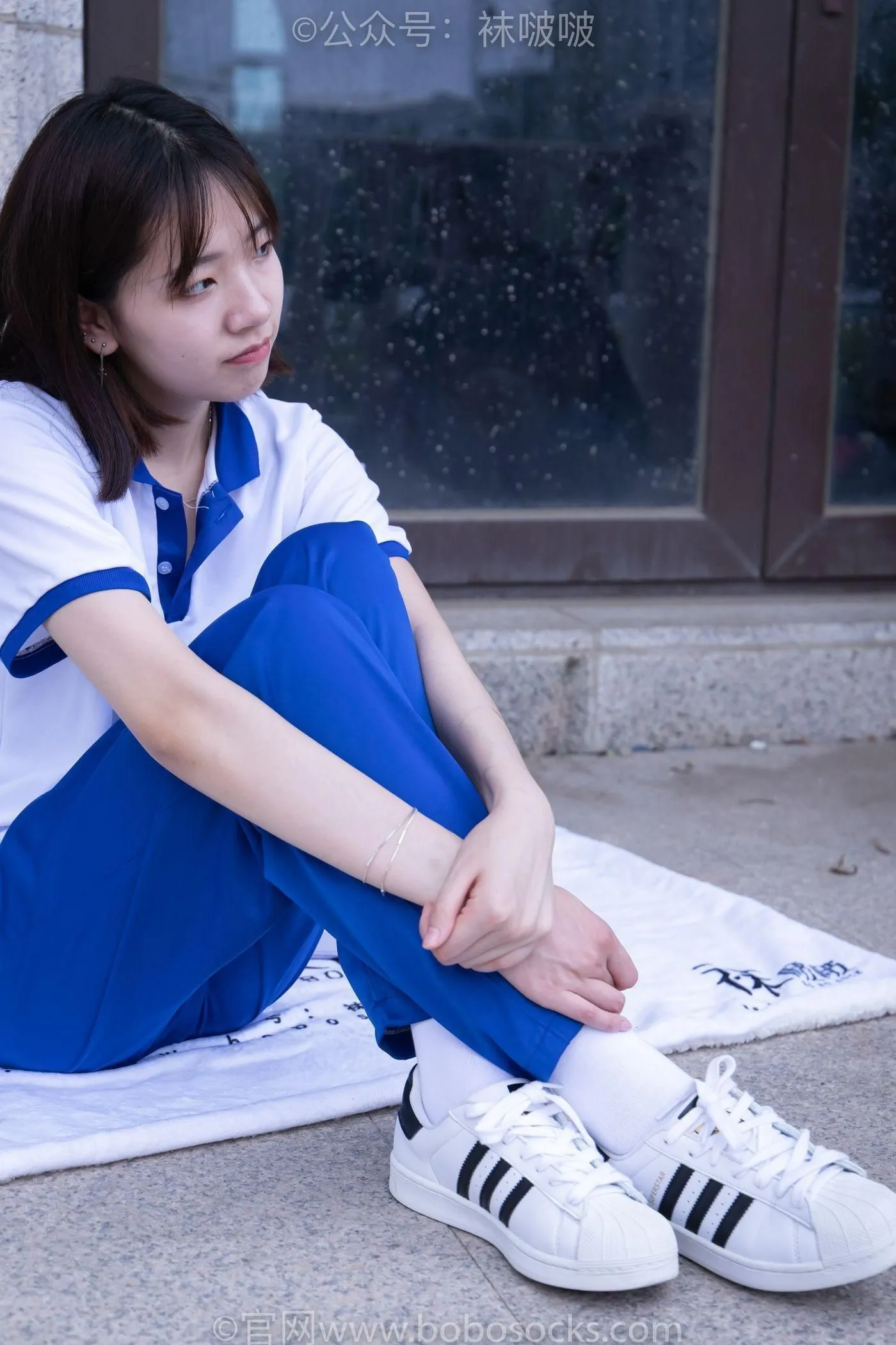 [BoBoSocks袜啵啵]NO.022 小甜豆-校服、贝壳头、白棉袜、肉丝 [140P]插图